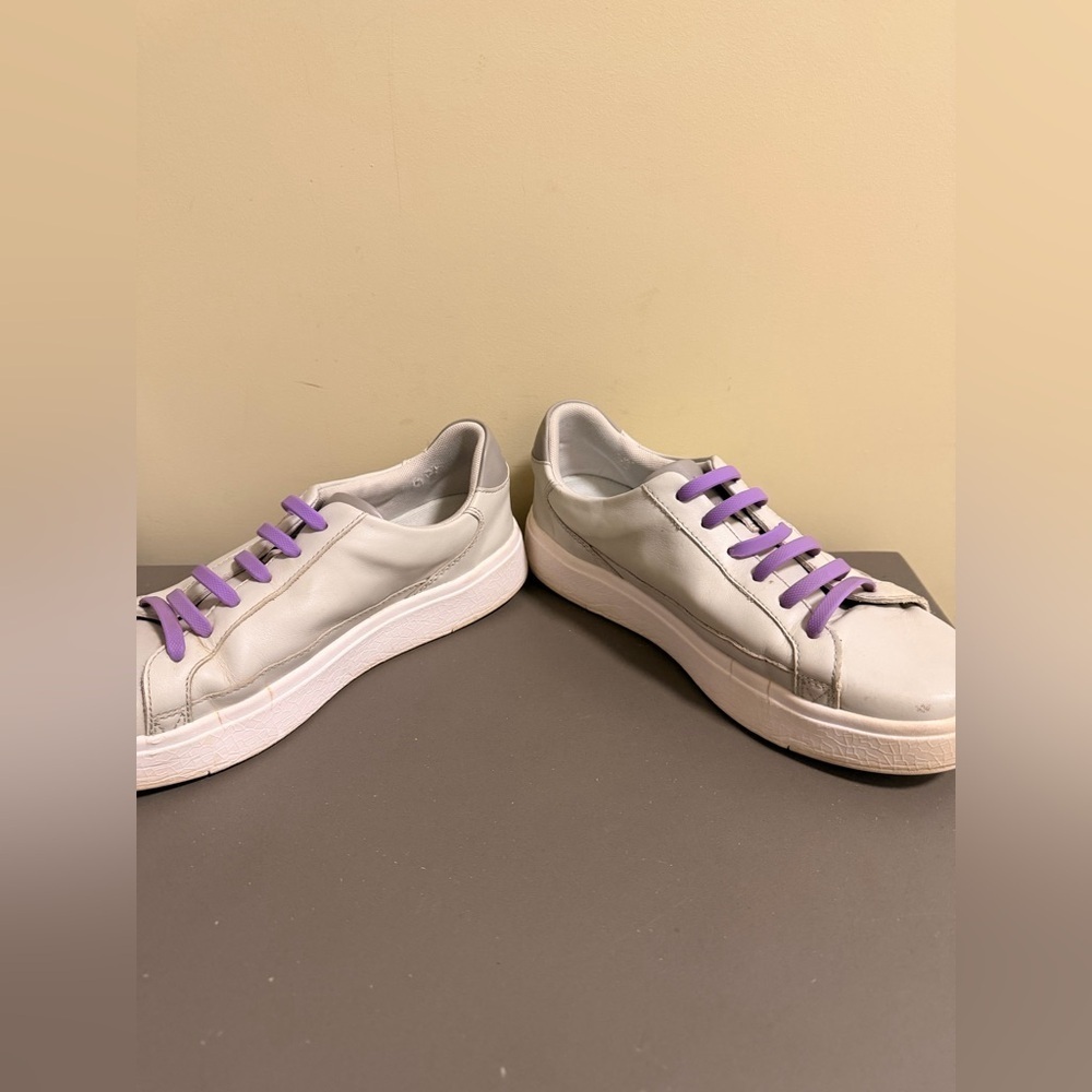 Women’s Kizik Leather Slip On Shoes Sneakers (Wide) - Picture 3 of 7